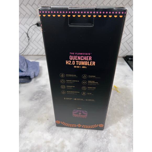 Stanley Quencher H2.0 30oz Midnight Catrina Día de Muertos Tumbler NIB Limited - Picture 8 of 11